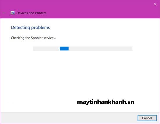 Windows đang kiểm tra và khắc phục lỗi